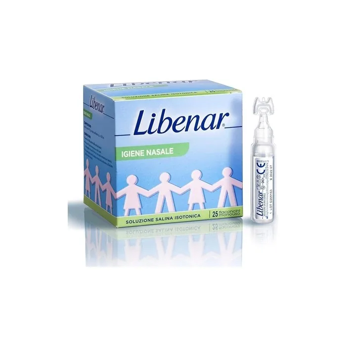 Libenar Isotonic Saline Solution for Nasal Hygiene 25 Sterile Vials 5ml
