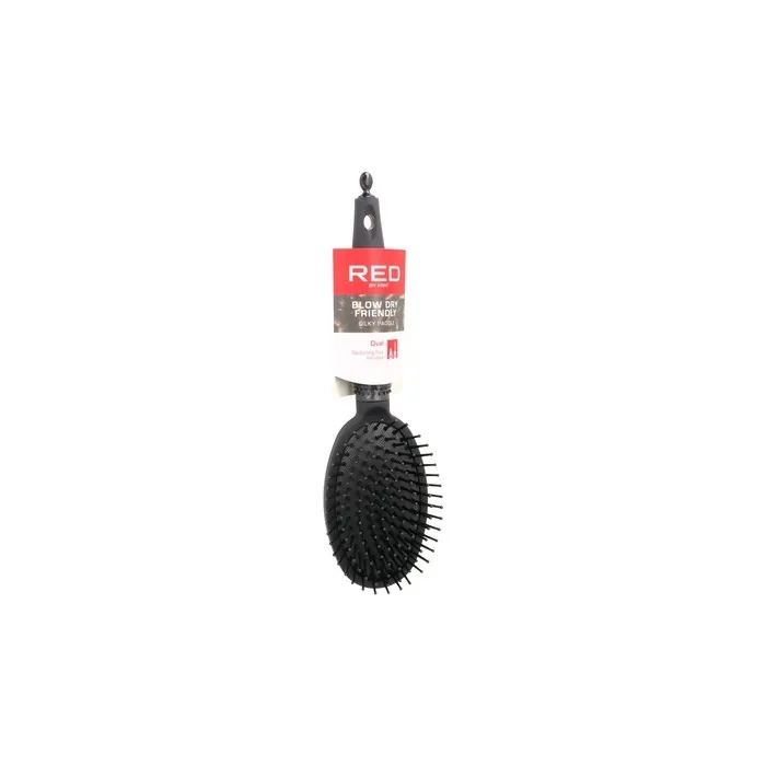 Red Kiss Rubberized Paddle Brush Oval A Stylish And Functional Hair Brush
