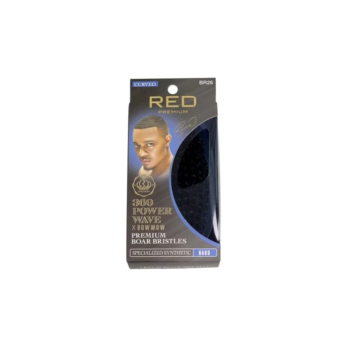 Red Kiss Premium Power Wave Palm Boar Brush H Ideal For Styling And Smoothing Hair