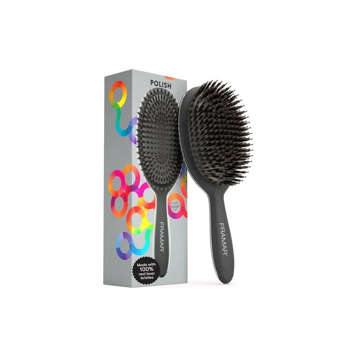 Framar Boar Bristle Hair Brush for Women
