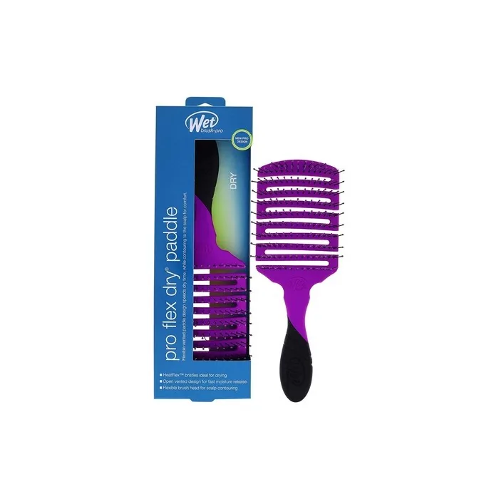 Wet Brush Pro Flex Dry Paddle for Unisex Hair Purple 1 Count