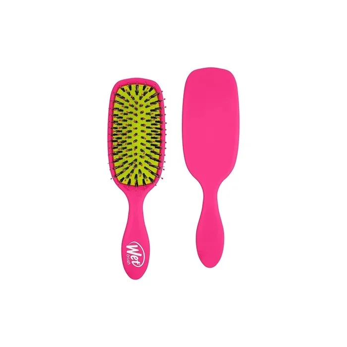 Wet Brush Shine Enhancer Brush with Soft Intelliflex and Natural Boar Bristles Pink