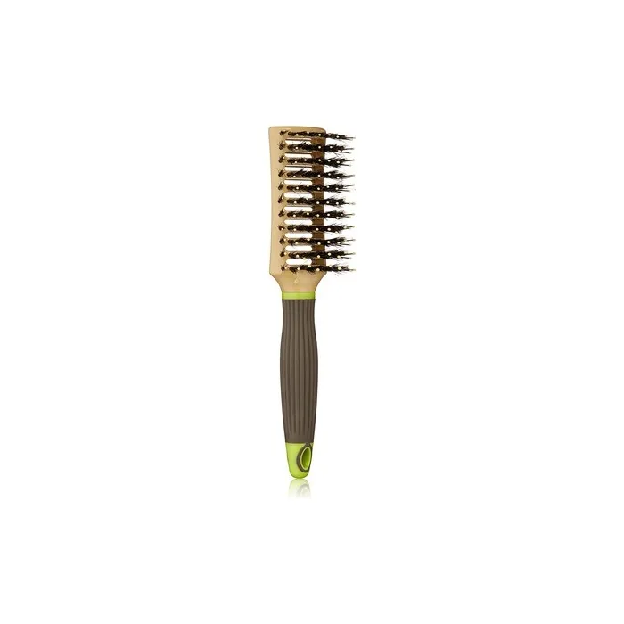 Macadamia Professional Tunnel Vent Brush with Boar Bristles