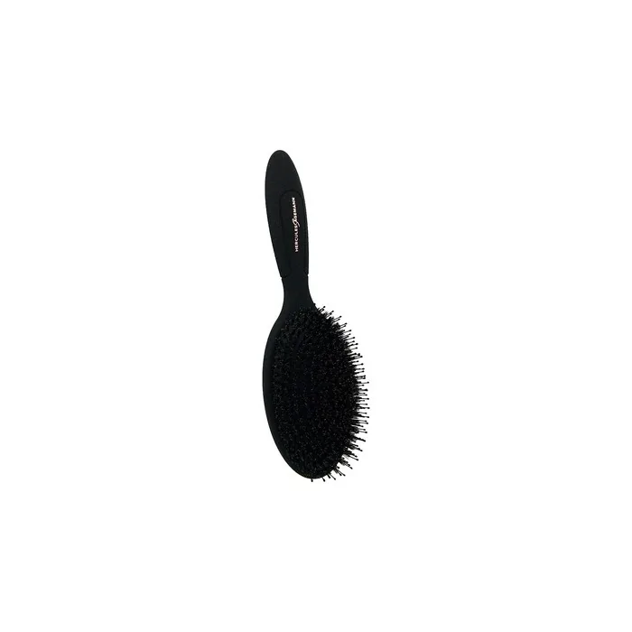HERCULES SÄGEMANN 9151 Paddle Brush Natural Bristle Brush with Nylon Pins for Long Hair