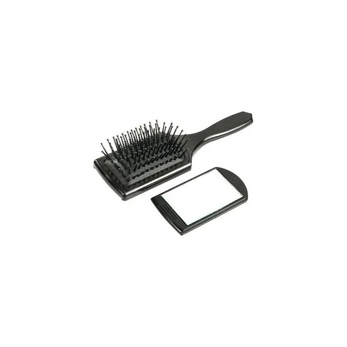 Comair Mini Paddle Brush 7-Row with Removable Mirror Cushion