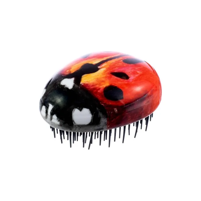 Kent Pebble Lady Bug Travel Hairbrush