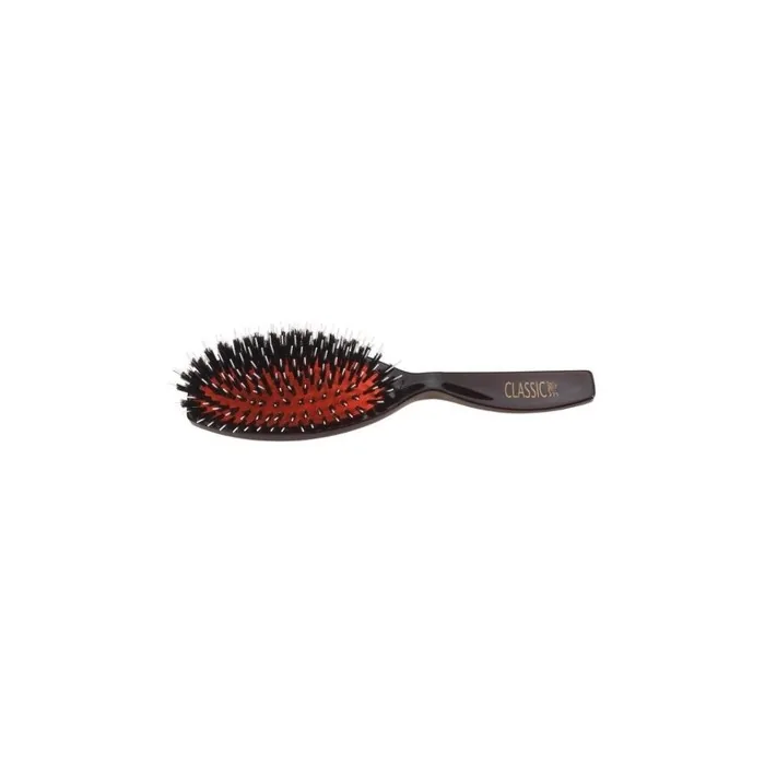 Sibel Classic 71 Flat Brush for Long Hair Care - Black