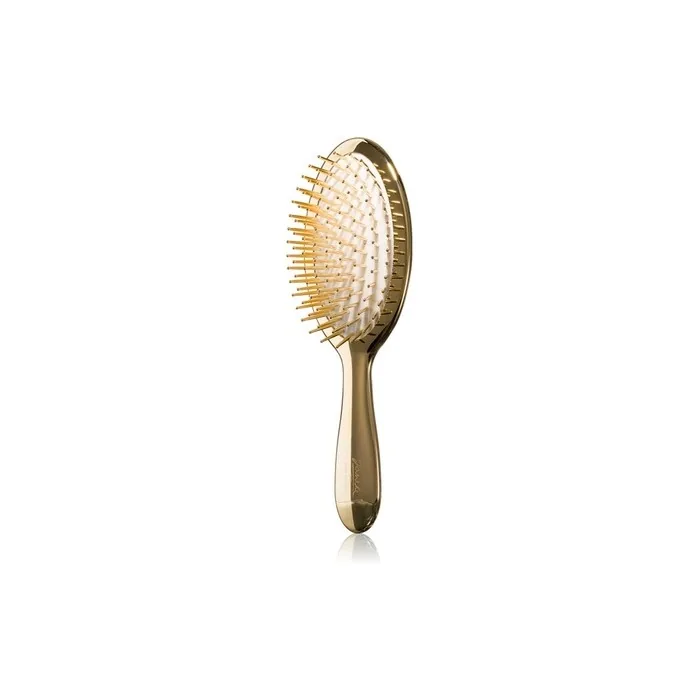 Janeke Aircushioned Brush With Gold Pins Flat Paddle 1 Piece