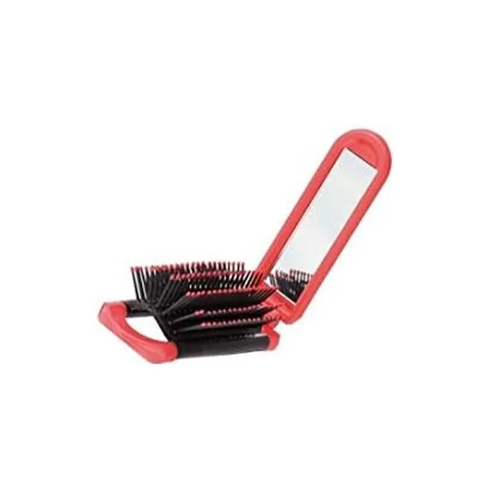 Folding Brush with Mirror