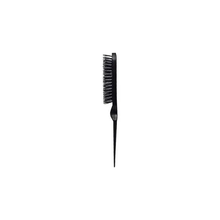 Eurostil Curved Crepe Brush With Boar Bristle Black