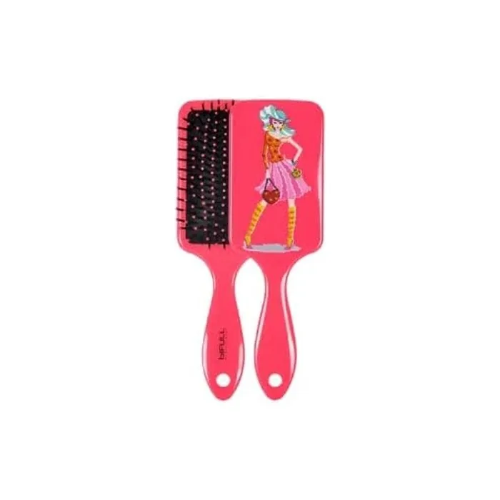 Bifull Racket Brush Top Fashion Blue Black White Standard