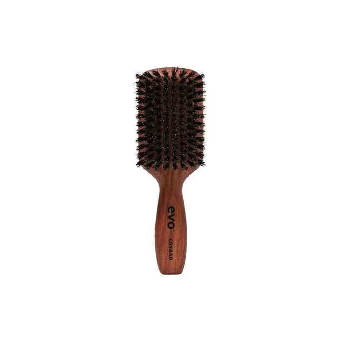 Evo Conrad Bristle Paddle Brush - Gently Detangles, Styles, Smooths