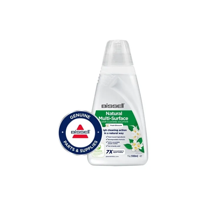 BISSELL Natural Multi Surface Floor Cleaning Solution 1L Herbal Ingredients Safe for You and Your Pet