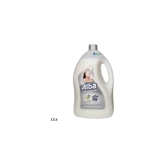 Alba Floor Cleaning Detergent 4 Liters Iris And White Flowers