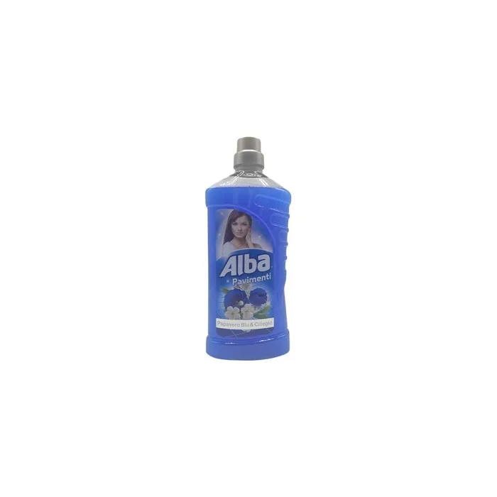 Alba Floor Cleaner Blue Poppy & Cherry 1L