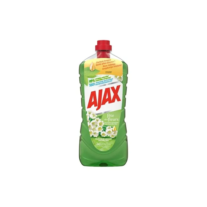 AJAX Fête des Fleurs Fresh Lily of the Valley Household Cleaner for Floors and Multi Surfaces 1.25L - White