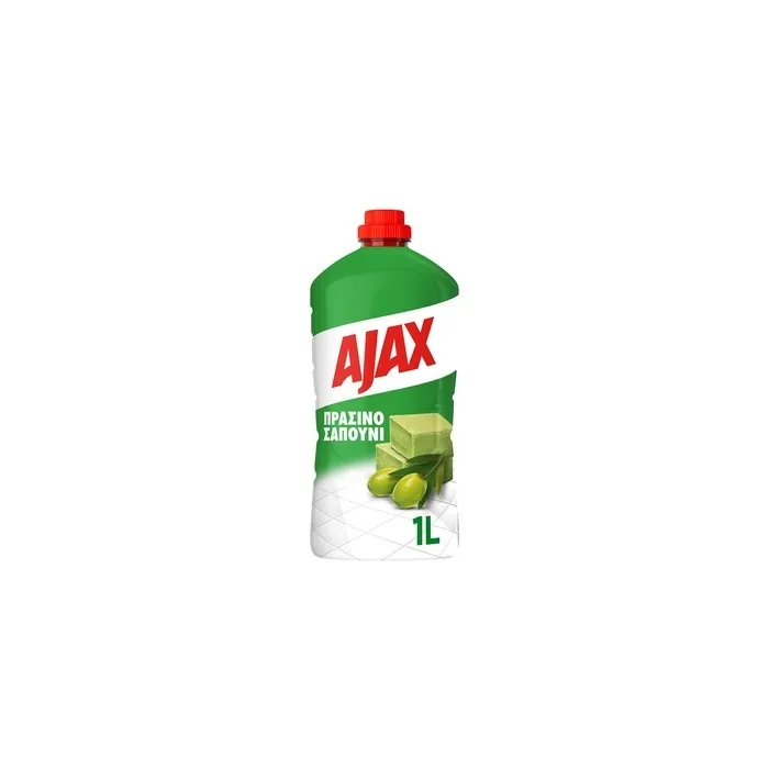 Ajax Marbles & Tiles Liquid Floor Cleaner Green Soap 1 Liter