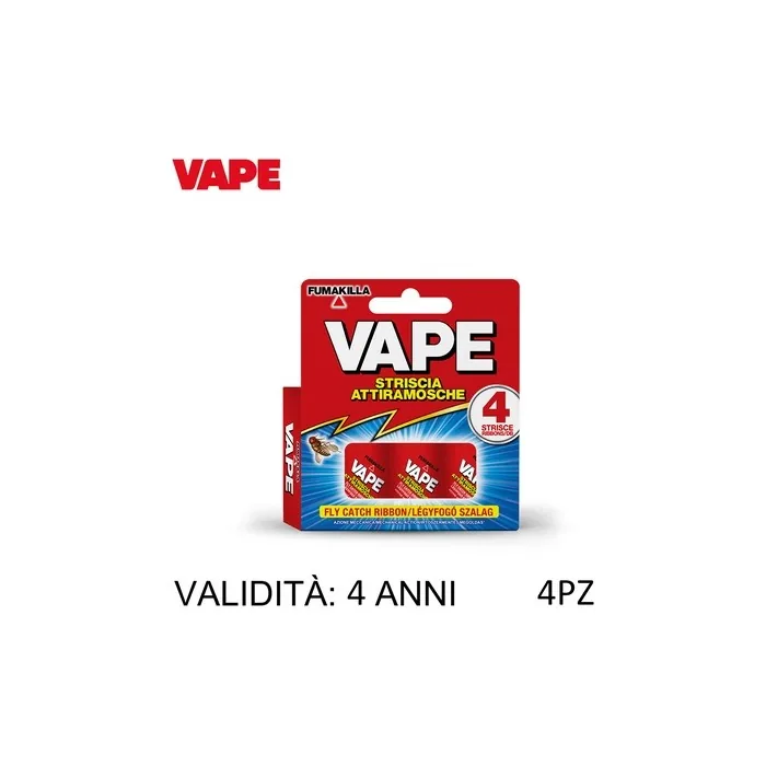 VAPE Adhesive Fly Strips 4-Pack