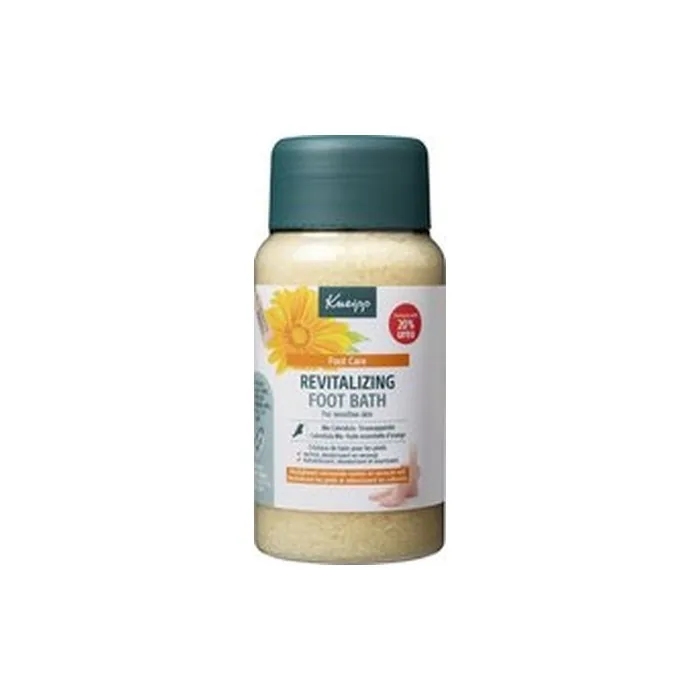 Kneipp Vitalizing Foot Bath Crystals Calendula Citrus Scent Vegan 600 Grams