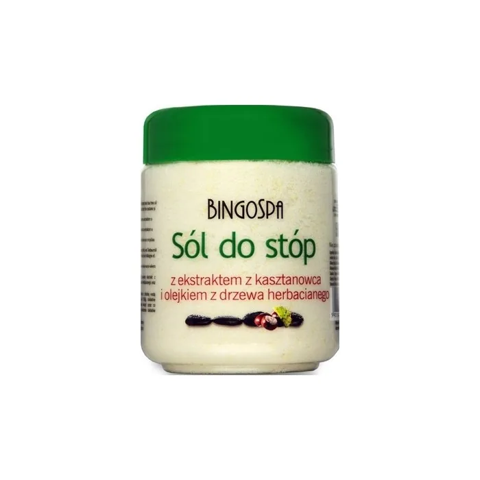 Bingo Spa Foot Salt With Horse Chestnut Extract And Tea Tree Oil 550g
