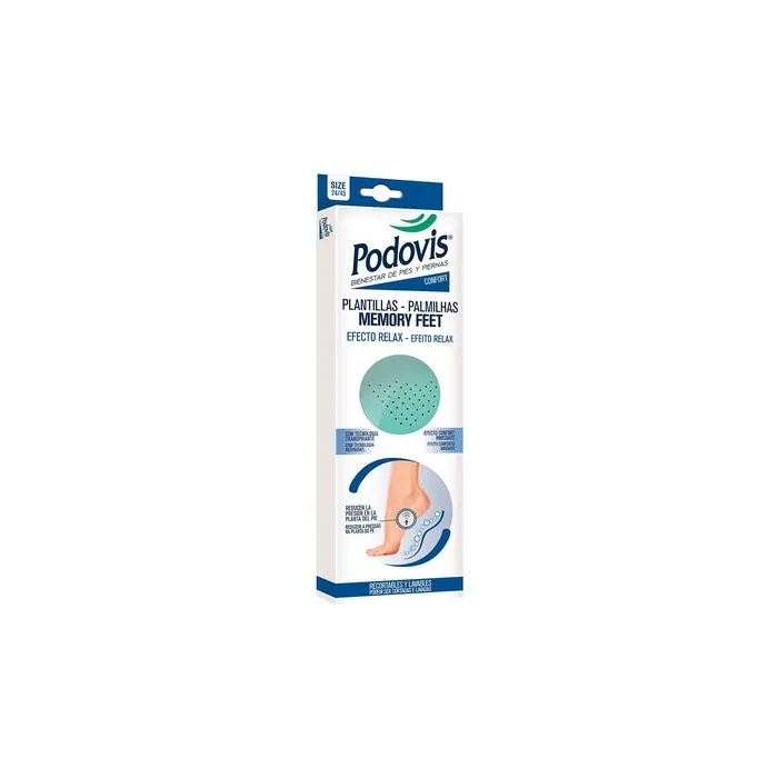 Podovis Memory Feet Insoles 1 Pair