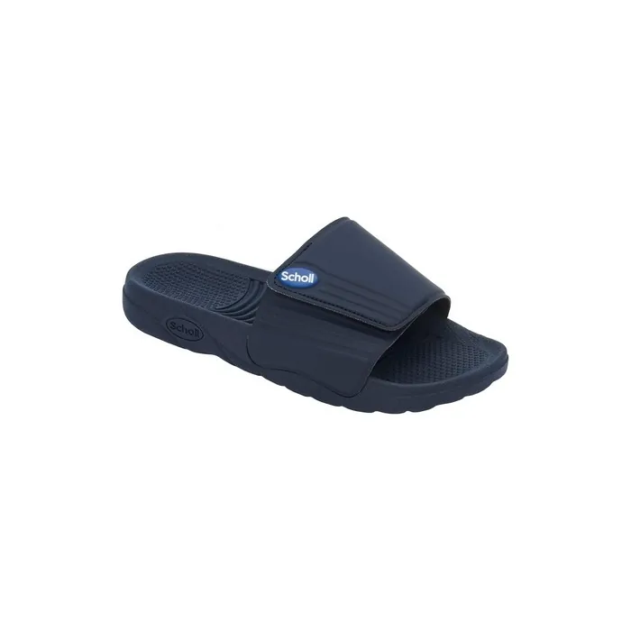 Dr. Scholl's Nautilus Slide Sandal Navy Blue - Waterproof Casual Footwear