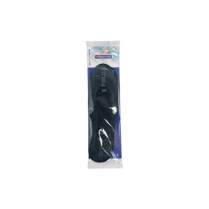 Farmaline Footbed Activated Carbon Unisex Black Medium Arch Comfort