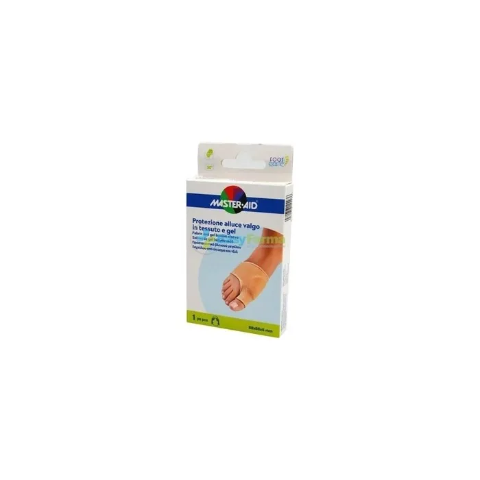 Pietrasanta Pharma Master Aid Foot Care Hallux Valgus Protection In Fabric And Gel 88x88x6 Mm 1 Piece