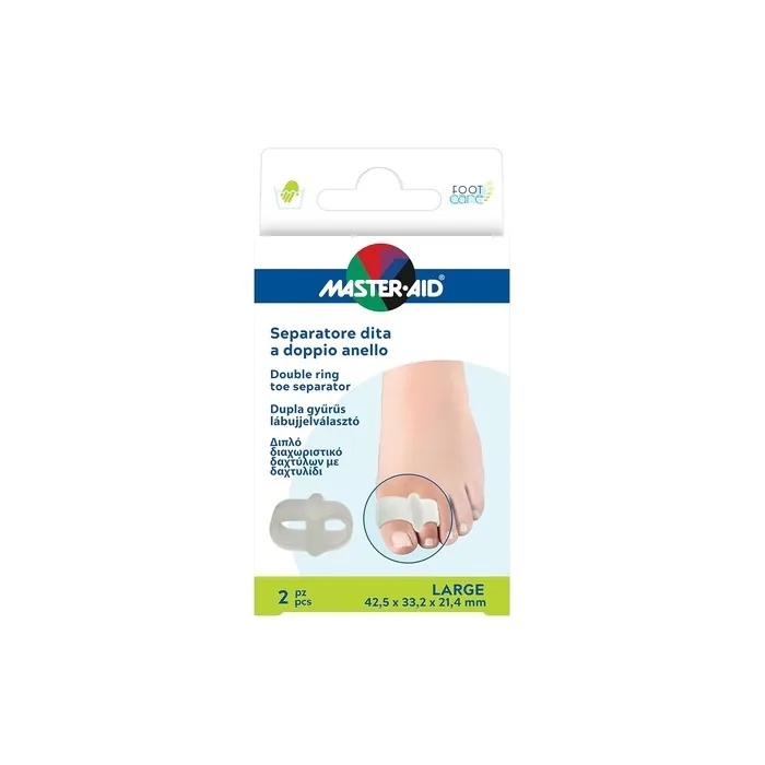 FOOTCARE Fingertrenner Doppelring groß