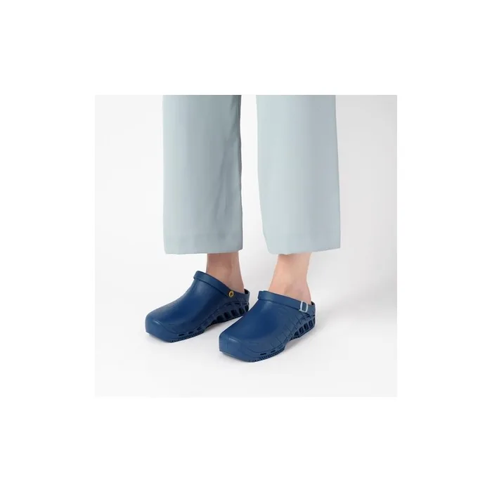 Scholl Unisex Evomedical Professional Clog 10 UK Azzurro