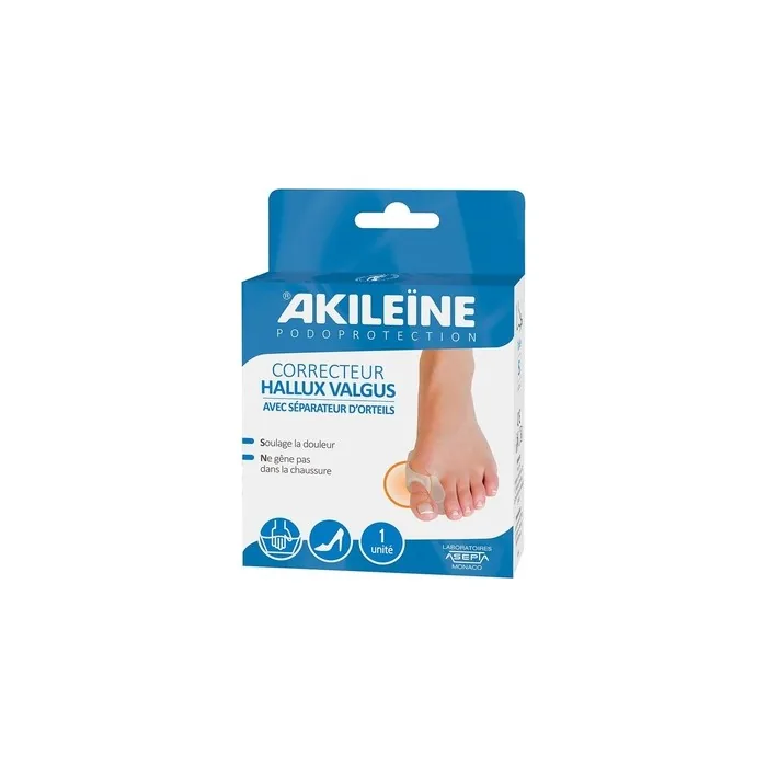 Akileine Podoprotection Hallux Valgus Corrector with Toe Separator