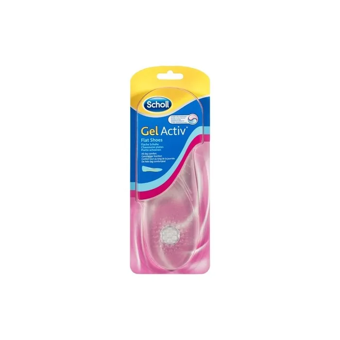 Scholl Gelactiv Flat Shoes Insoles Ultra Thin Cushioning Insoles