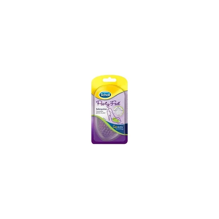 Scholl Party Feet Gel Activ Ball Of Foot Pads 1 Pair