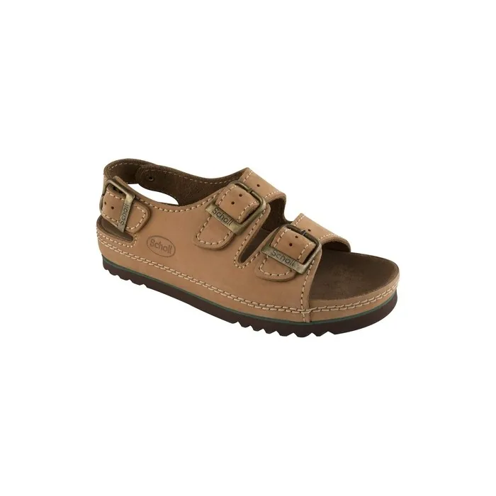 Scholl Air Bag Back Strap Medical Professional Shoe 8 Uk Brown