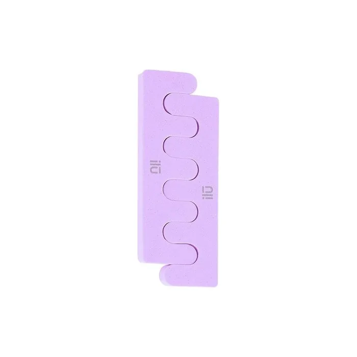 T4B ILU Foam Toe Separator Finger Separator for Foot Care Manicure Pedicure Violet
