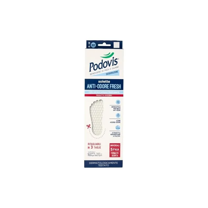 Podovis Universal Odorneutralizing Insoles One Size Fits All Shoes For Women And Men