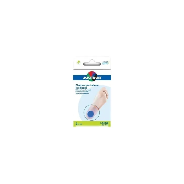 Pietrasanta Pharma Master Aid Foot Care Heel Cushion In Silicone Size Large 4144 2 Insoles