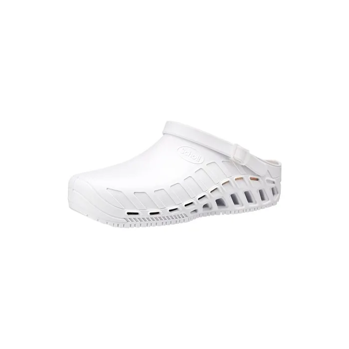Scholl Clog Evo White Pro Antistatic Insoles with Memory Cushion