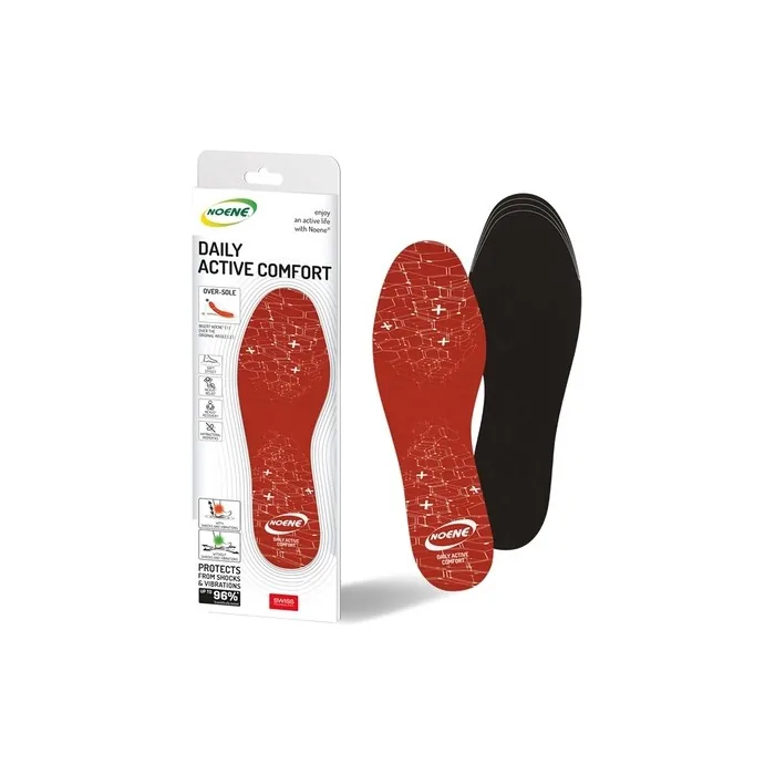 Noene Daily Active Comfort Antishock Insoles for Sports Shoes
