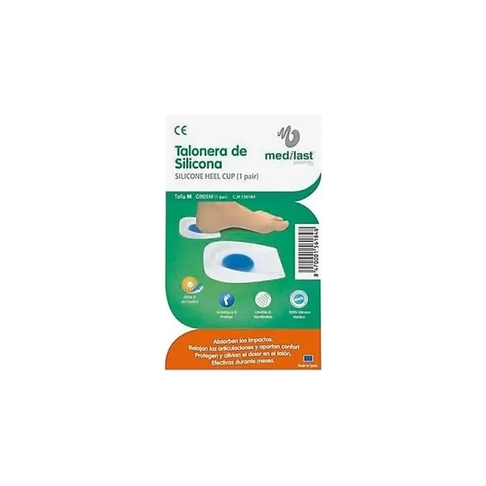 Medilast Silicone Heel Cup Large 2 Units
