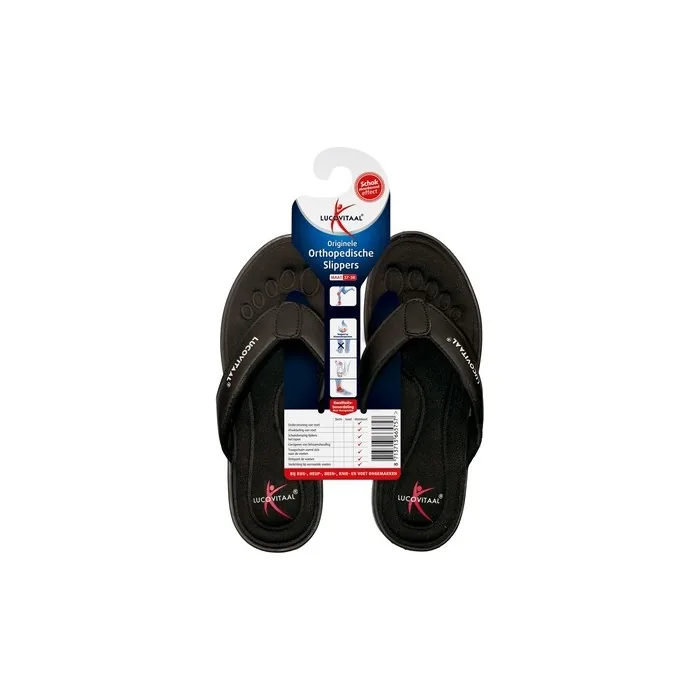 Lucovitaal Orthopedic Slipper 37/38 Black