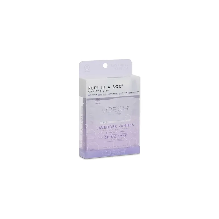 Voesh Pedi In A Box O2 Fizz 5 Step Lavender Vanilla