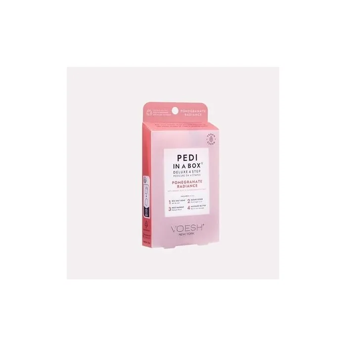 Pedi In A Box Deluxe 4 Step Pomegranate Radiance Foot Care