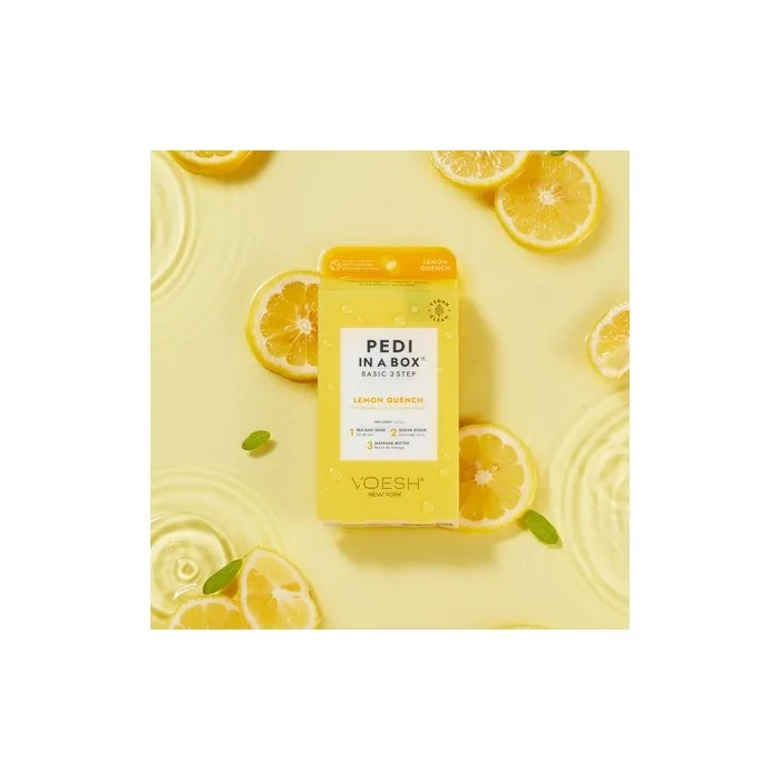 Pedi Pedi In A Box Basic 3 Step Lemon Quench Foot Care