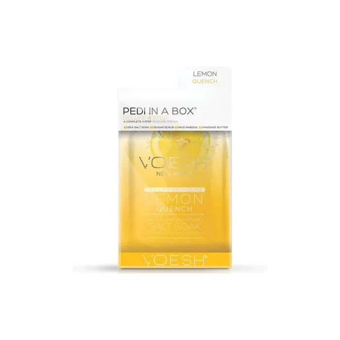 Voesh New York Pedi In A Box Deluxe 4 Step Lemon Quench