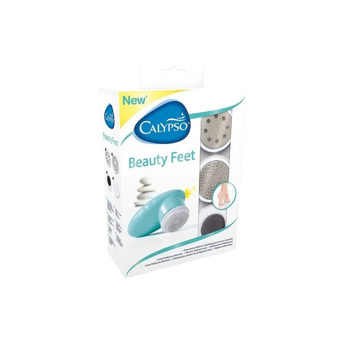 Calypso Beauty Feet Electric 3-in-1 Pedicure Set with 3 Interchangeable Attachments