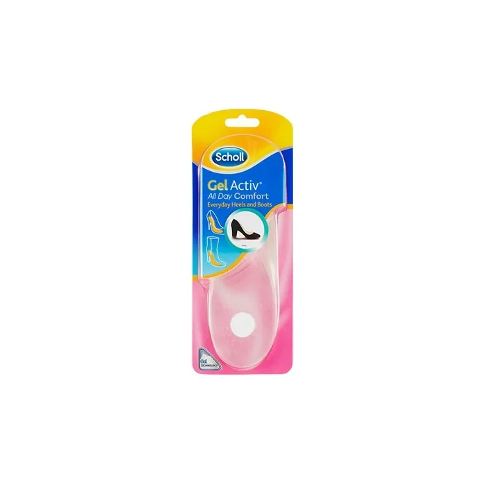 Scholl Gelactiv All Day Comfort Insoles For Shoes With A Heel 1 Pair