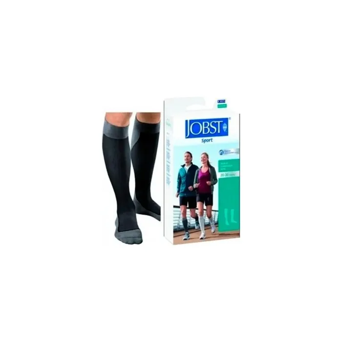 Jobst Jobst Sport Socks In Black And Grey Size 2 Xl