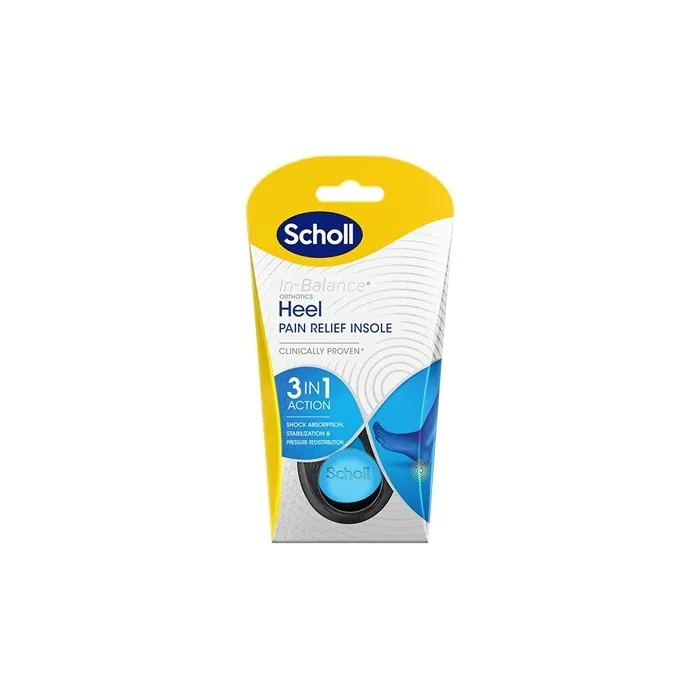 Scholl Inbalance Heel Orthopedic Insoles Pain Relief Insole 1 Pair
