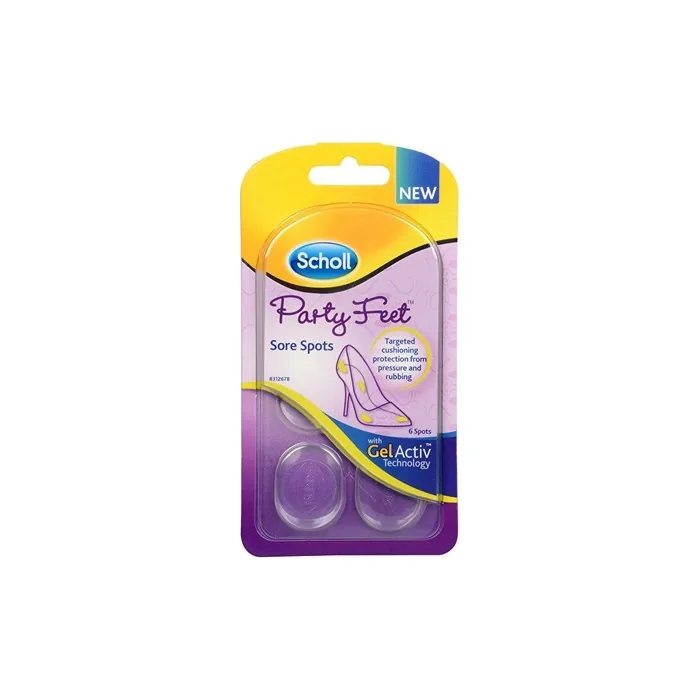 Scholl Pillows For Sensitive Feet On Gelactiv 6 Pieces